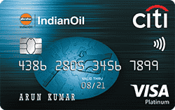 Citibank Indian Oil Credit Card (Platinum)
