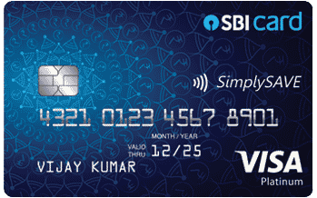 SBI Simply Save Credit Card