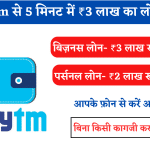 Paytm se Loan Kaise Le Perosnal and Business Loan